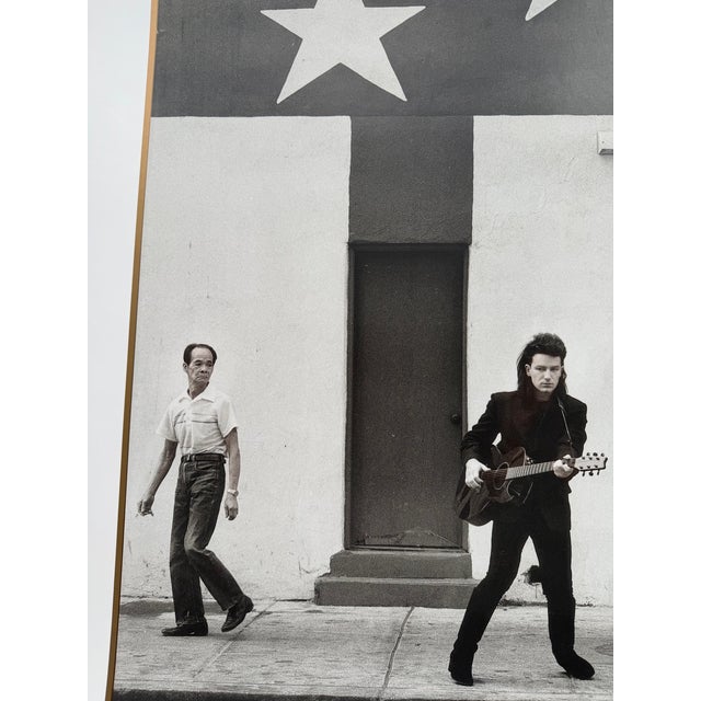 Anton Corbijn, U2 Outside It's America, Photographed by Anton Corbijn, Copyright Athena Int.., London 1989, Printed in England For Sale - Image 9 of 10