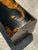 Vintage Crackle Finish Lounging Tiger Trunk For Sale - Image 9 of 12