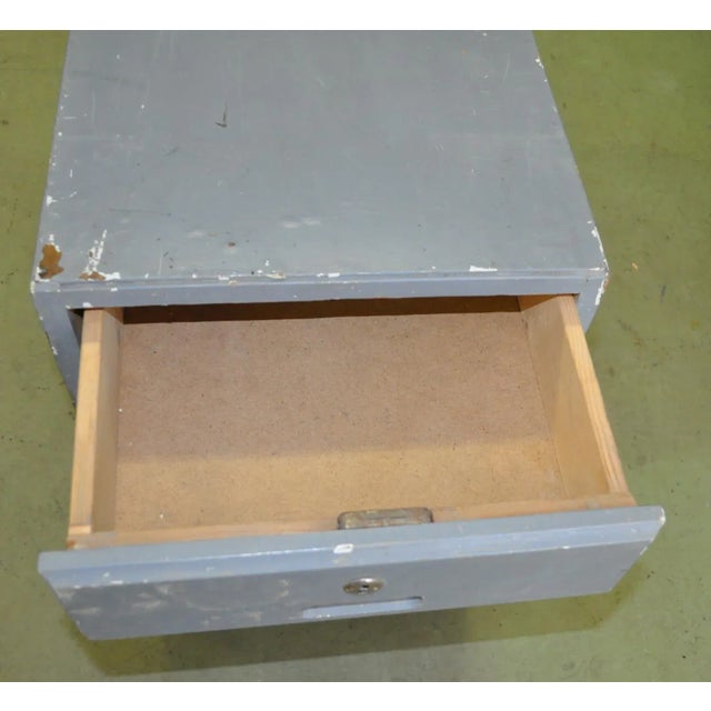 1950s Vintage Grey Chest of Drawers, 1950s For Sale - Image 5 of 9