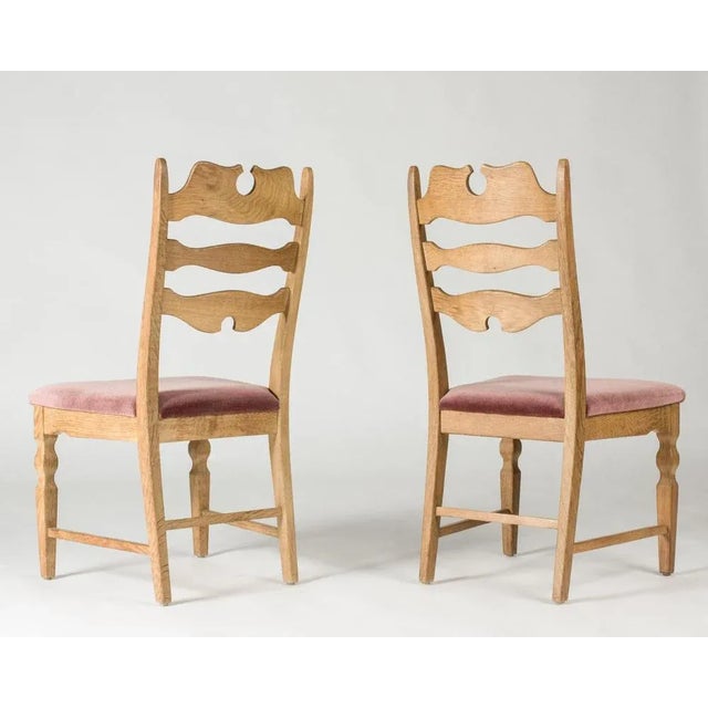 Modernist Razorblade Dining Chairs by Henning Kjærnulf, 1960s For Sale - Image 4 of 10