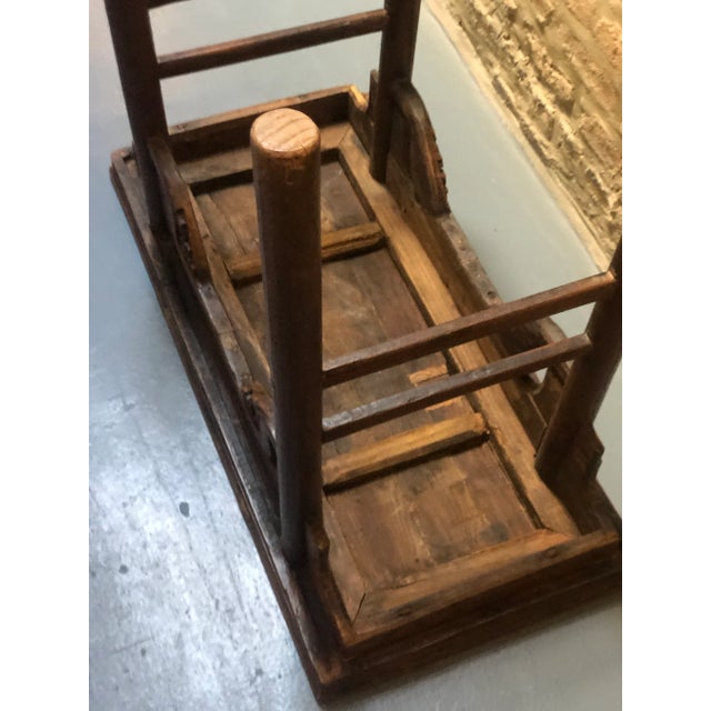 Chinese Quing Dynasty Elm Altar Table , Circa 1830. For Sale - Image 9 of 9