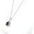 Contemporary 2.34 Carat Black Diamond White Diamond White Gold Chain Pendant For Sale - Image 3 of 7