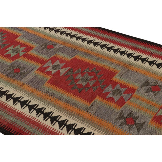 Hailing from Persia circa 1950-1960, a Kurdish kilim rug among the newest unveilings from our tribal flat weave curations....