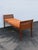 Mid Century Modern Caned Long Upholstered Window Hall End of Bed Bench 6636 For Sale - Image 14 of 15