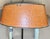 Elegant vintage two-light bouillotte table lamp featuring an unusually beautiful textured painted-metal tole shade and...