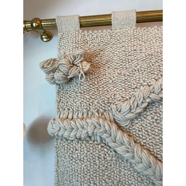 100% Natural Handwoven Wool Tapestry/ Wall Art For Sale - Image 10 of 17