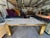 1970s French Modern Brass and Travertine Dining Table For Sale - Image 13 of 18