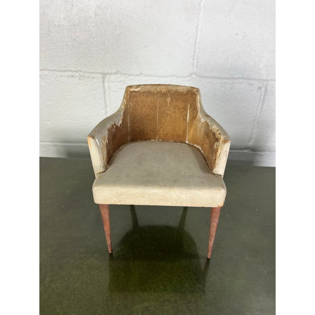 Mid-Century Modern Vintage Mid-Century Modern Chair Sculpture or Architectural Maquette For Sale - Image 3 of 8