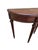 Brown 1990s Ethan Allen Tuscany Demilune Console Hall Table Server Neo Classical End Table For Sale - Image 8 of 13