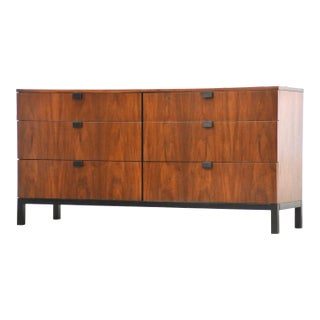 Refinished Milo Baughman for Directional Walnut Dresser For Sale