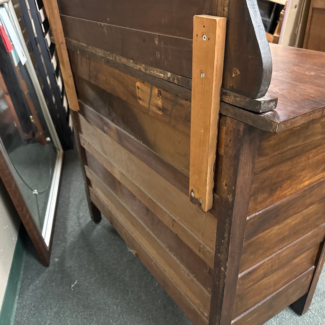 Victorian Eastlake Style Dresser With Mirror For Sale - Image 9 of 12