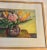 A very beautiful vintage 1999 watercolor of flowers in a vase by Dorothy Dickensen Corbit from Woodstock New York....
