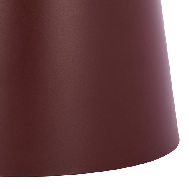 Early 21st Century Sumiko Accent Table in Black / Bordeaux For Sale - Image 5 of 6