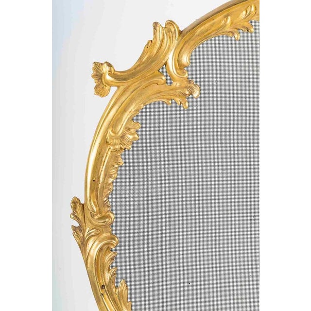 Louis Xvi Style Fire Screen in Ormolu For Sale - Image 4 of 10