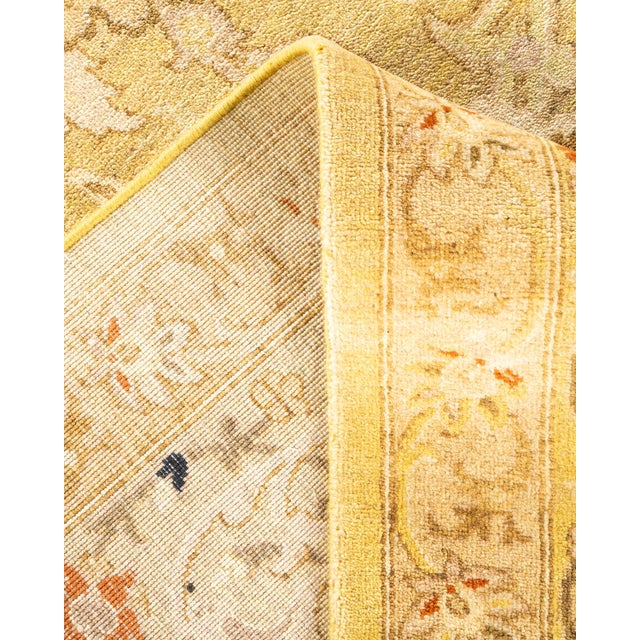 Eclectic, One-of-a-Kind Hand-Knotted Area Rug - Green, 8' 3" x 10' 3" For Sale In New York - Image 6 of 8