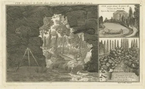 Le Rouge, The Cave of Saint-Leu in France, 1785, Print