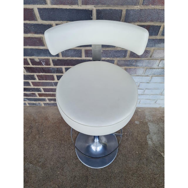 Vintage French Bar Stools, 1980s, Set of 3 For Sale - Image 4 of 12