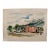 Henry Emil Salloch Original Watercolor on Paper Villa Grove, Colorado. 1958. For Sale
