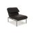Animal Skin Leather Lounge Chair in Grey from Brühl Roro For Sale - Image 7 of 13