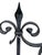 Black Vintage Wrought Iron Wall Bracket, 1940s For Sale - Image 8 of 13