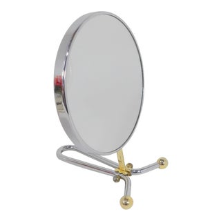 Vintage Magnified Vanity Mirror For Sale