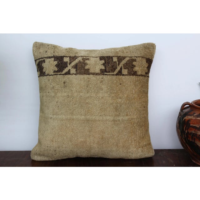 Sand Turkish Decorative Pillow Covers ( Set of 2) - 20" X 20" For Sale - Image 8 of 13