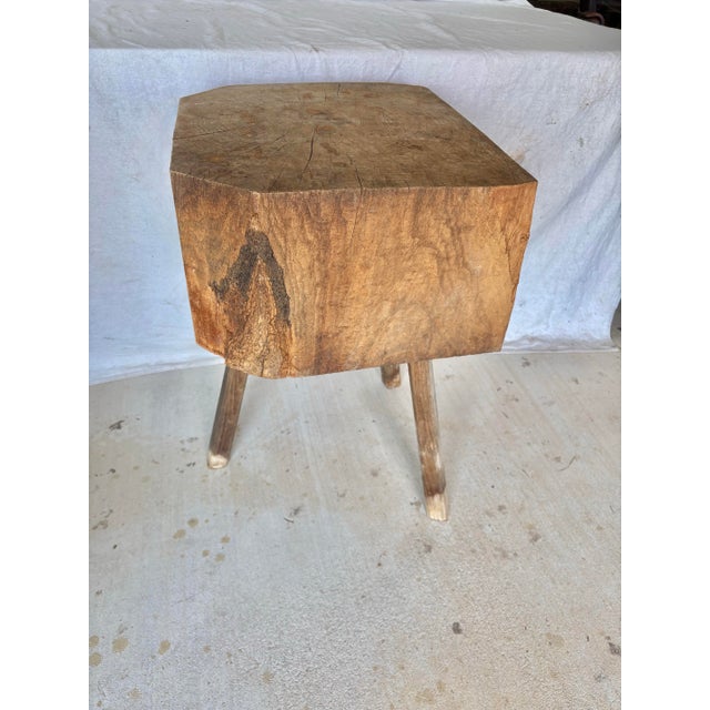 Wood Late 19th Century Rustic French Butcher Table For Sale - Image 7 of 13