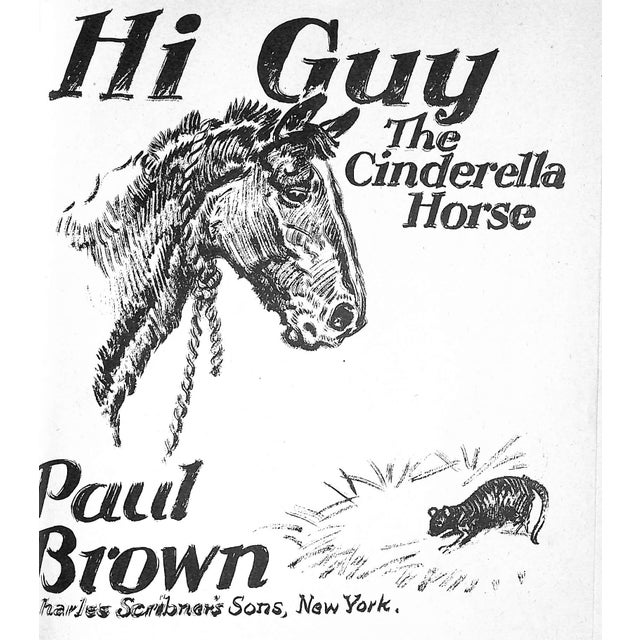 1940s Original 1944 Pencil Drawing From Hi, Guy! The Cinderella Horse by Paul Brown 4 For Sale - Image 5 of 6