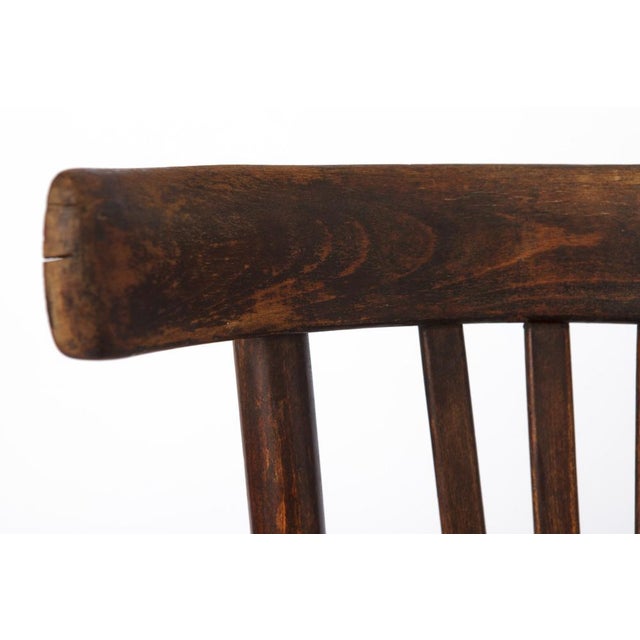 Wood Vintage Wooden Desk Chair, 1930s For Sale - Image 7 of 10