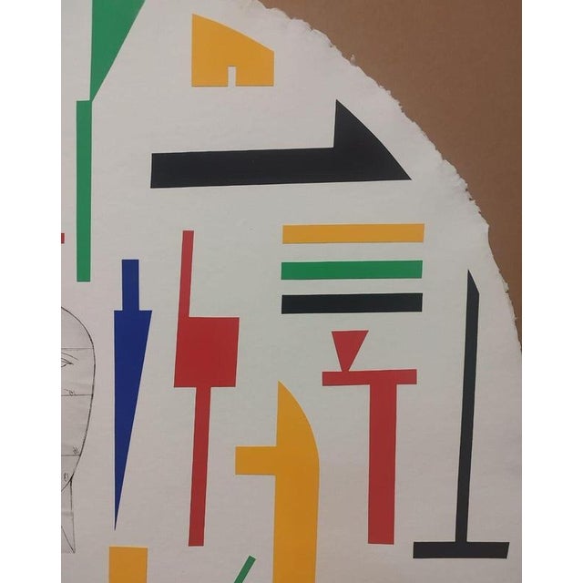 Contemporary Mimmo Paladino, Shield 3, 1999, Silkscreen For Sale - Image 3 of 7