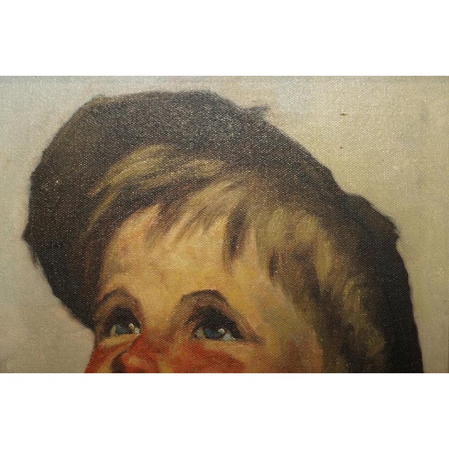 Brandsma, Young Boy, 1930, Oil on Canvas, Framed For Sale - Image 13 of 18