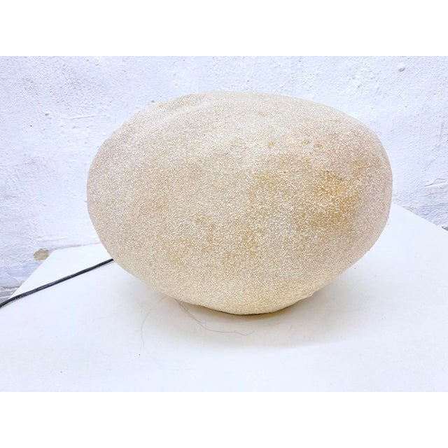 Large Moon Rock Pebble Lamp by Zicoli Limbach, 1970s For Sale - Image 14 of 14