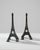 Metal Eiffel Tower Decoration, a Pair For Sale - Image 4 of 9