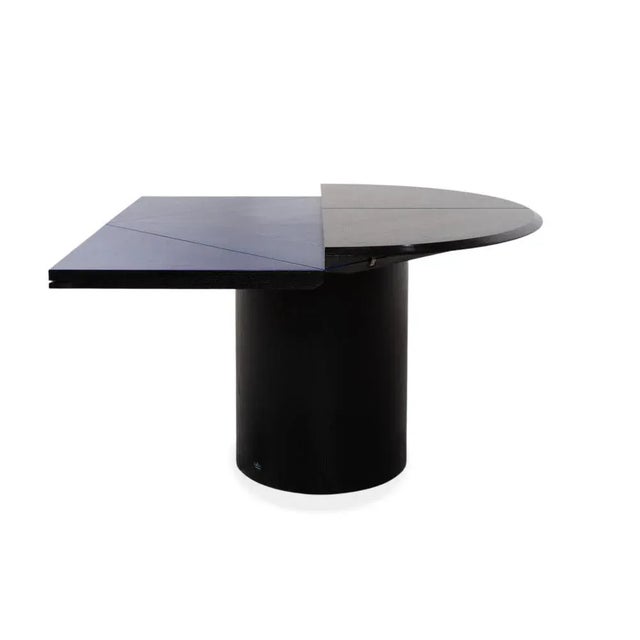 Rosenthal Quadrondo Wooden Dining Table in Black and Blue with Manual Function by Rosenthal For Sale - Image 4 of 11