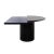 Rosenthal Quadrondo Wooden Dining Table in Black and Blue with Manual Function by Rosenthal For Sale - Image 4 of 11
