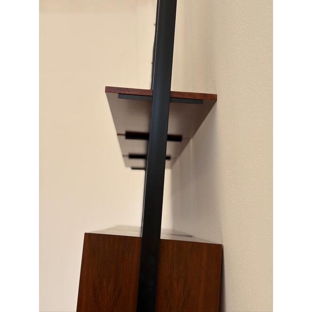 Vintage Bookcase in Wood with Metal and Brass Tips, 1970s For Sale - Image 18 of 18