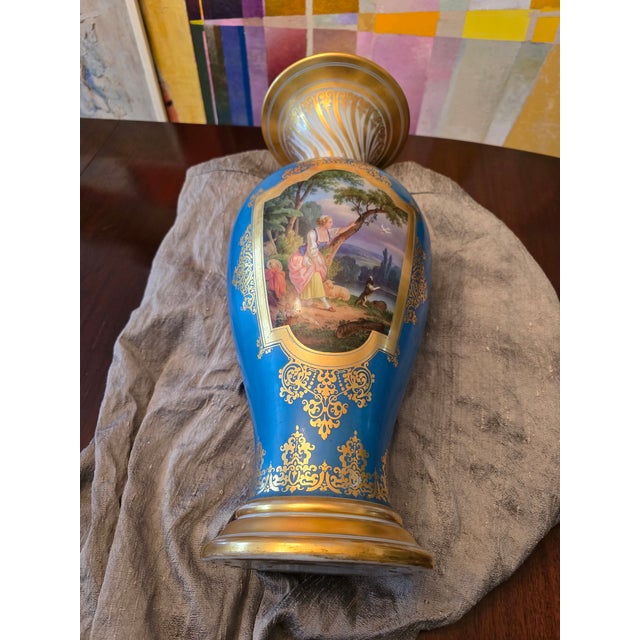 Antique Baccarat Attributed Museum Opaline Palace Vase For Sale - Image 11 of 12