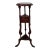 Mid 20th Century Georgian-Style Mahogany Plant Stand With Barley Twist Legs, 2 Drawers & Undershelf For Sale