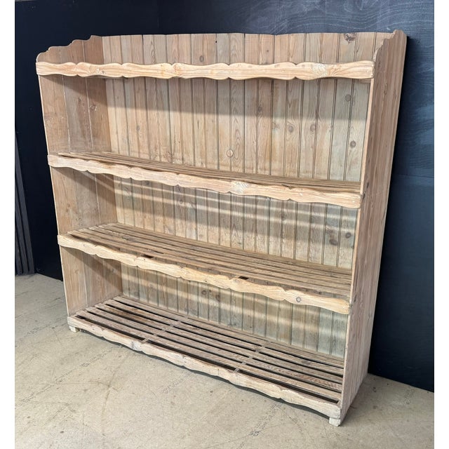 Wood French Pine Bakers Rack, 1860 For Sale - Image 7 of 15