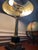 Vintage French Empire-Style Brass Column Table Lamp With Black Stone Base For Sale In Houston - Image 6 of 13