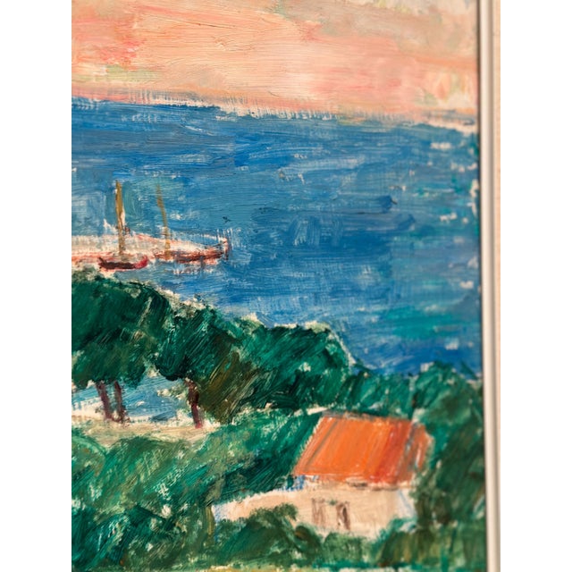 John Hedman, Coastline, 1973, Oil on Panel For Sale - Image 4 of 18
