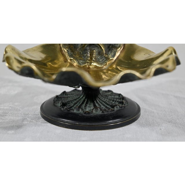 Inkwell in Double Patina Bronze, Late 19th Century For Sale - Image 6 of 18