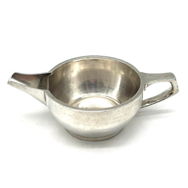 Milk Jug in Hotel Silver by Gebrüder Hepp for P. Welter, 1920s For Sale - Image 3 of 12