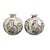 This attractive pair of Mason’s ironstone posy vases dates to around 1900 and features the colourful Bird and Peony...