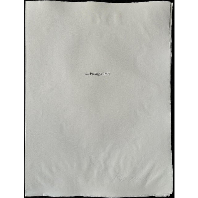 1970s Giorgio Morandi, Landscape, 1973, Lithograph For Sale - Image 5 of 9