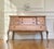 This Queen Anne Tiger Oak Buffet is in excellent condition. The top has been sanded and sealed with polyurethane. The...