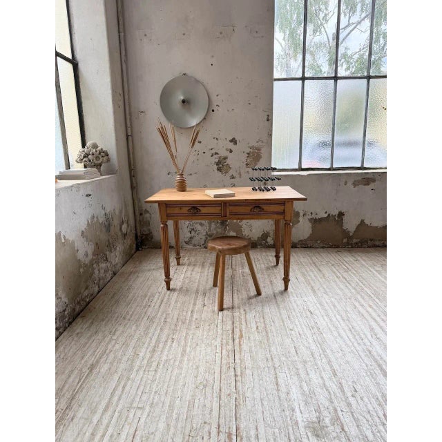 Desk in Pine, 1950s For Sale - Image 6 of 18