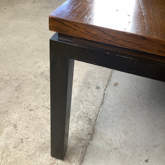 Brown Mid-Century Modern Floating Top Coffee Table For Sale - Image 8 of 12
