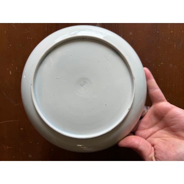 Rare Antique Pink Lustre and Bat Printed Pearlware Low Serving Bowl, Attributed to Thomas Wolfe, Circa 1805 For Sale - Image 11 of 14