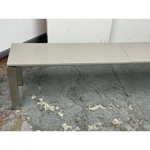 Room & Board Rand Metal Frame Console + Stone Surface For Sale - Image 10 of 12